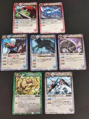 eb294 【バトスピ】巡るヒカリ Lt レリーフ仕様 7枚セット クトゥルム他 まとめ売り 異神獣クトゥルム Lt (M)  爆砕巨人ダグラス Lt (R)  アンキラーザウルス Lt (R)  天鎌の勇者ザンバ Lt (R)