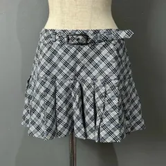 日本製 BURBERRY BLUE LABEL バーバリーブルーレーベル ミニスカート キャロット ホース刺繍 バーバリーチェック ノバチェック 三陽商会 レディース FQ516-239-29