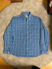 L.L.Bean（エルエルビーン）ボタンカラー ダウン チェックシャツ