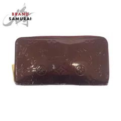 美品 LOUIS VUITTON ルイヴィトン モノグラム ジッピーウォレット ワインレッド ゴールド金具 ヴェルニ 長財布 レディース 506226【中古】
