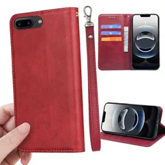 【新品】 適用 iPhone7Plus / iPhone8Plus 通用 ケース 手帳型 【 Xungoujp ストラップ付き カード入れ 財布型 】 アイフォン7プラス スマホケース 手帳 耐衝撃 iphone 8 plus case カバー PUレザー 0