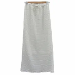 チャオパニック ティピー CIAOPANIC TYPY ナロースカート タイトスカート マキシ丈 ロング丈 M 白 ホワイト ワッフル生地 /SM67 ■ECB001