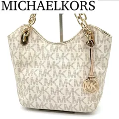【良品】MICHAELKORS ハンドバッグ ハーフショルダーバッグ PVC