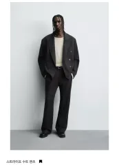 ザラ ストライプ スーツ パンツ 38