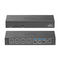 Wavlink USBC デュアル5Kユニバーサルドッキングステーション USB C PCドック（Thunderbolt 3）4xDP、4xHDMI、2.5Gイーサネット、100W PD（ホスト）、3xUSB 3.0 MacBookおよびWindow ...