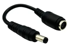 CNCTWO(コネクトツー) DC外径5.5*内径2.1(メス)-7.9*5.5mm/センターピン0.9mm(オス) 変換アダプタ ソーラーパネルからポータブル電源への接続変換プラグ (7.9*5.5-5.5*2.5-15cmケーブル)