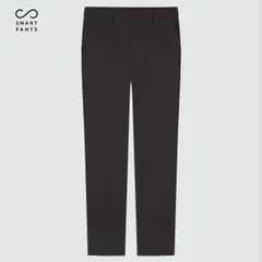 UNIQLO スマートスリムストレートパンツ（2WAYストレッチ・丈標準70～72cm） ブラック XS