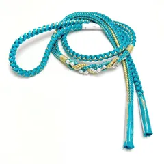 帯締め パール 飾り カラー 手組み 絹100% 振袖 袴 卒業式 成人式 結婚式 (ws1-13)