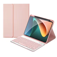 iPad Air 11インチ M3/M2 キーボードケース 球状くぼみ iPad Air 第5/4世代 10.9インチ iPadPro11 第4/3/2/1世代 キーボード ケース カバー 丸いキー マグネット 分離式 学生 ビジネス,ピンク