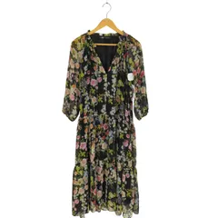 ザラ ZARA 花柄マキシワンピース レディース  S