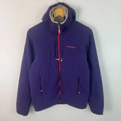 patagonia パタゴニア ナノエアフーディ ナイロンジャケット ロゴプリント パープル Sサイズ メンズ 古着 アウトドア スポーツMIX