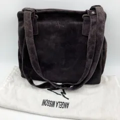 ANGELA MISSONI ミッソーニ スエード ショルダーバッグ BAG 鞄 カバン パープル 紫 レディース SQ-2-4のサムネイル