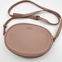 FURLA フルラ レザー ミニ ショルダーバッグ BAG 鞄 カバン ピンク レディース SQ-2-5