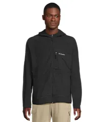 コロンビア メンズ アウター コート オーバーレイ Columbia Fastrek Overlay Hooded Full Zip Black ブラック