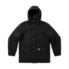 S Carhartt WIP トラッパー ブラック ダウン ユニセックス Y2K ヴィンテージ
