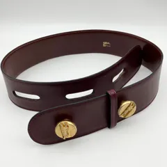 LONGCHAMP ロンシャン ベルト  ロゴ金具/レザー/ ヴィンテージ   レッド レディース / 240001195329 2026年最新】Longchamp レディース ベルトの人気アイテム - メルカリ