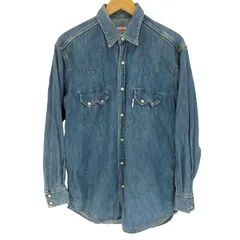 ブルーブルー BLUE BLUE L/S デニム ウエスタン シャツ メンズ JPN：2 