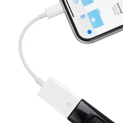 新登場USB変換アダプタ OTGケーブル iPhone iPad対応 双方向データ転送 即插即用 写真/動画/音楽転送 カメラ/USBメモリ/MIDIキーボード/マウス接続 iOS 13-19対応