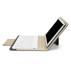 タブレットBluetoothキーボード＆ケース PU保護カバー+ Bluetoothキーボード 9.7インチ〜10.1インチタブレット用 ユニバーサル pad 2.3.5.6 / pad 2017 / pad 2018 / padair用