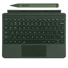 Surface用タッチペン 付き Surface Pro7/Pro6/Pro5/Pro4 キーボード＆Surface ペンセット 軽量タイプカバー 磁気吸着式 タッチパッド搭載 七色バックライト付き 薄型 分離式キーボード US英語配列 多角度調整  ...