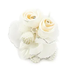 パールボール コサージュ ブローチ ふんわり ピン クリップ付 フォーマル 入学式 [クレインズコレクション] 卒業式 結婚式 ハレの日の特別なシーン