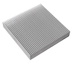 알루미늄 탈열기 3.54x3.54x0.59 인치/90x90x15 mm 칩 VGA RAM LED 전자 전력 증폭기 전자 열 분산을 위한 큰 탈열기 방열기 회로판 냉각 냉각기 탄미익 - 슬라이버