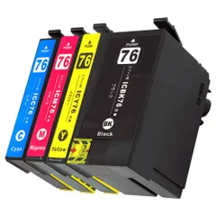 エプソン用洗浄カートリッジInc.com製 IC76-(BK/C/M/Y) ４色セット 地球儀洗浄液 残量表示対応最新ICチップISO14001/ISO9001認証工場生産 国内梱包再検品 ★対応プリンター：PX-M5040F PX-M5041F P ...