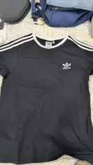 アディダス 3本線 半袖 Tシャツ ブラック