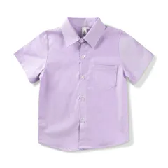 ボーイズ ガールズ 子供服 シャツ フォーマル 学生 無地 結婚式 ワイシャツ 発表会 キッズ 卒業式 ボタンシャツ 入学式 [OCHENTA]