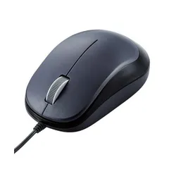 (まとめ）エレコム3ボタンBlueLED有線マウス ブラック M-Y8UBBK 1個〔×10セット〕