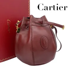 【価格交渉/質問大歓迎♪】【極美品】カルティエ　ショルダーバッグ　マストライン　ゴールド金具　5777