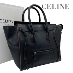 【価格交渉/質問大歓迎♪】【極美品】セリーヌ　ラゲージ　ミニショッパー　ハンドバッグ　ブラック　5803