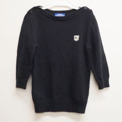 バーバリーブルーレーベル ホースロゴワッペン 半袖ニット 38 - メルカリ