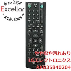 [bn:8] LGエレクトロニクス　DVDリモコン　AKB35840204　本体いたみのサムネイル