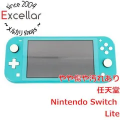 [bn:13] 任天堂　Nintendo Switch Lite(ニンテンドースイッチ ライト)　HDH-S-BAZAA　ターコイズ　本体のみ　本体・液晶画面いたみ