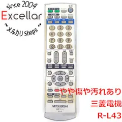 [bn:1] 三菱電機　液晶テレビリモコン　R-L43　本体いたみのサムネイル