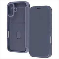 【新品・2営業日で発送】レイ・アウト iPhone 17 クリアフリップケース マグネット／ネイビー(RT-P52LCC／N)