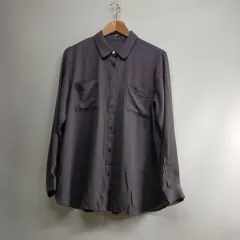 グレー ポケット 長袖 シャツ 100 105 サイズ 春 秋 59055