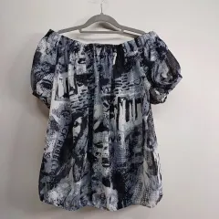 レディース オフショルダー ブラウス 90 95サイズ 737