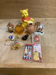 くまのプーさん サンタクロース 招き猫 キーホルダー ミニチュア まとめ売り
