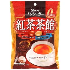 カンロ ノンシュガー 紅茶茶館 72g×6袋入| 送料無料 お菓子 あめ キャンディー 袋