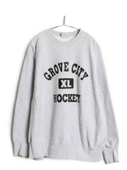 【お得なクーポン配布中!】 90s USA製 リー 両面 カレッジ プリント スウェット メンズ XL オールド ヘビーウェイト トレーナー 裏起毛 リバース タイプ 大きいサイズ