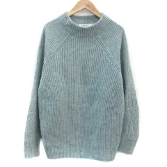 マウジー MOUSSY ニット セーター 長袖 F ミントグリーン /YM11