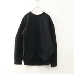 2024年 エンフォルド ENFOLD ASYMMETRY-SLEEVE PULLOVER プルオーバー スウェット 38 ブラック┃黒【2400014822458】のサムネイル