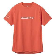 デサント DESCENTE 半袖バレーシャツ バレーボール 半袖Tシャツ (DV5SHT05U)、(OR00)オレンジ