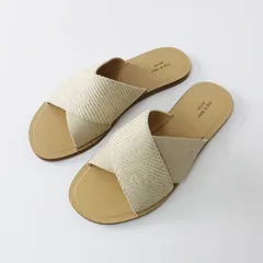 未使用 保管品 ラグアンドボーン rag & bone Keaton Slide Shoes フラットサンダル 37 /23cm ナチュラル┃【2400014731439】