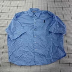 ◇ Θ U.S.ポロアッスン U.S. Polo Assn. 半袖シャツ メンズ ブルー系 E  【1601300034338】