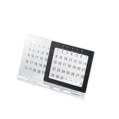 アクリル 万年カレンダー 卓上カレンダー ブラック