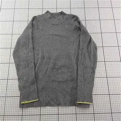 ◇ Θ ディスコート DISCOAT リブニットトップス グレー レディース E  【1601300035953】