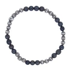 CHROME HEARTS 6mm ブラックトルマリンビーズブレスレット - メルカリ